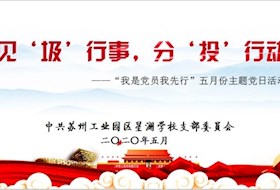 见"圾"行事，分"投"行动——“我是党员我先行”星澜学校党支部五月份主题党日活动